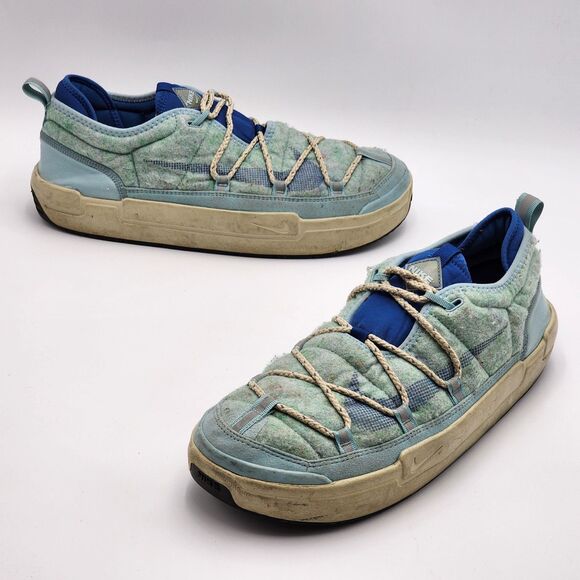 Nike OffLine Pack Blue Ocean Cube Low Top Sneakers Men's Size 13 - Picture 1 of 11